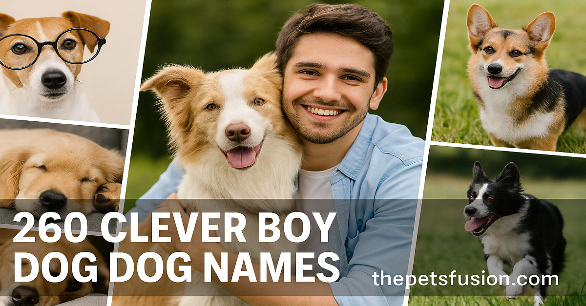 260 clever boy dog names