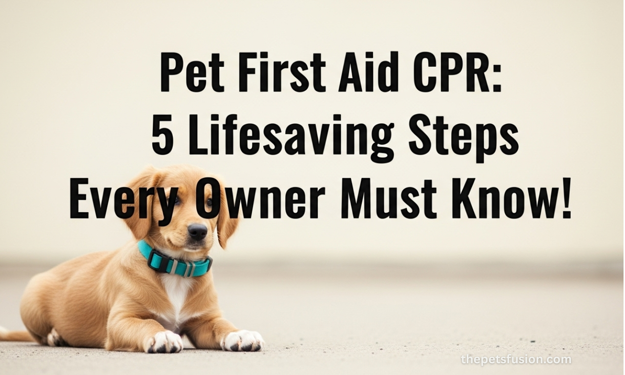 Pet First Aid CPR 5 Lifesaving Steps Every Owner Must Know!