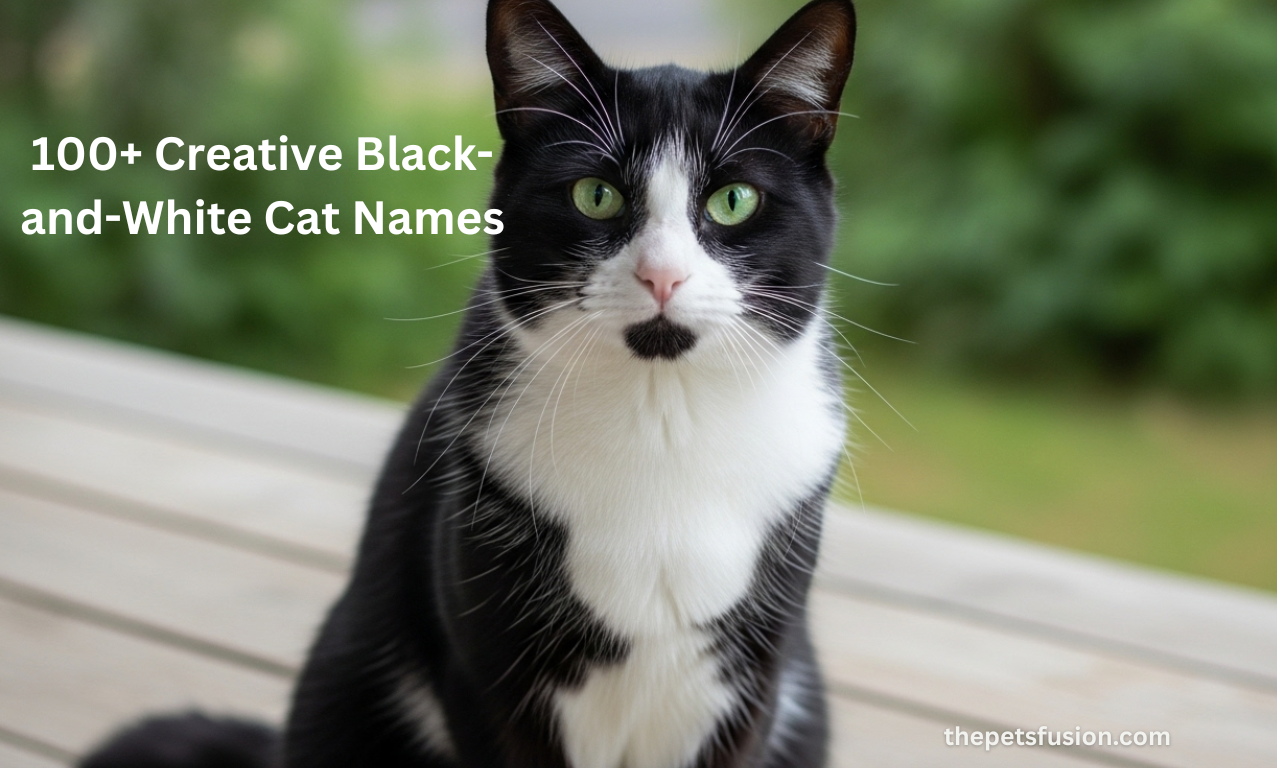 100+ Creative Black-and-White Cat Names