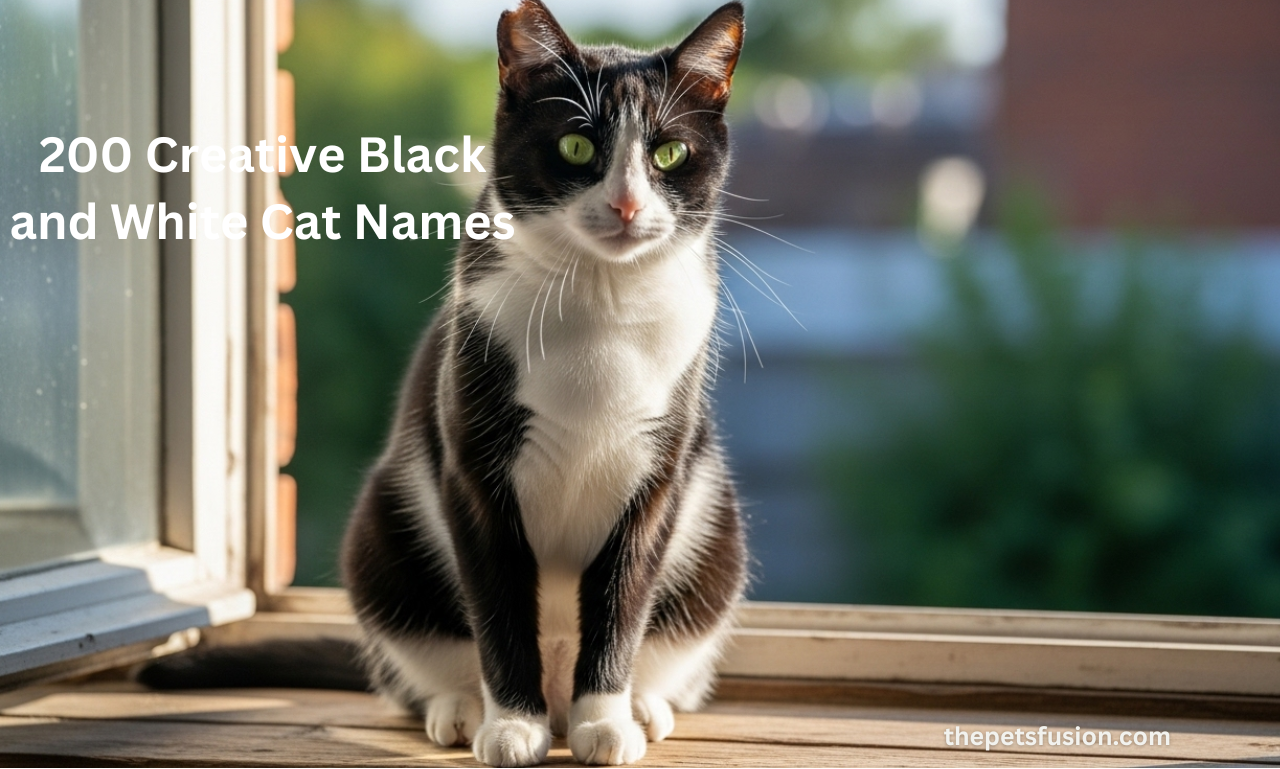 200 Creative Black and White Cat Names