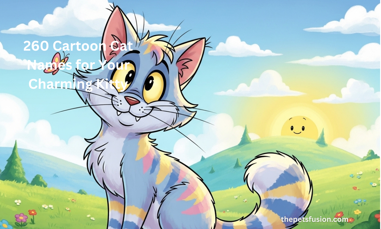 260 Cartoon Cat Names for Your Charming Kitty